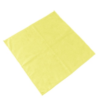 PK/12 Yellow Microfiber Cloths 14'' x 14'' (250GSM)